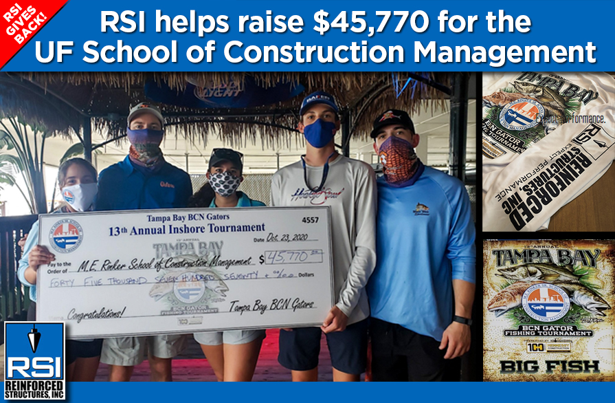 RSI Gives Back: RSI helps raise $45,770 for the UF School of Construction Management