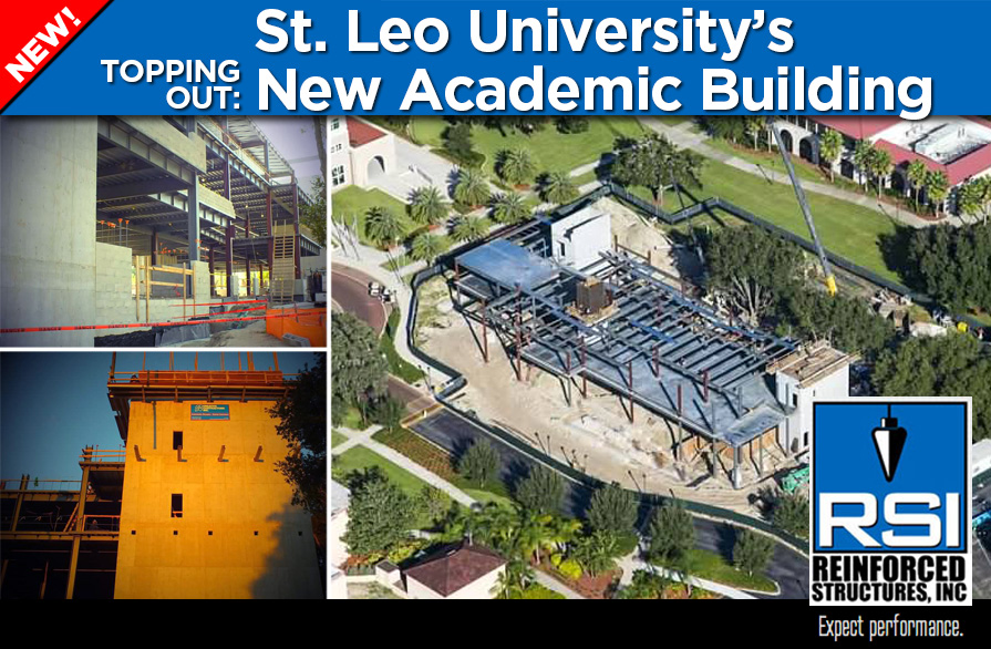 St. Leo University’s New Academic Building Tops Out