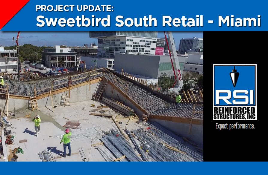 Aerial View and Video of Sweetbird Roof Pour