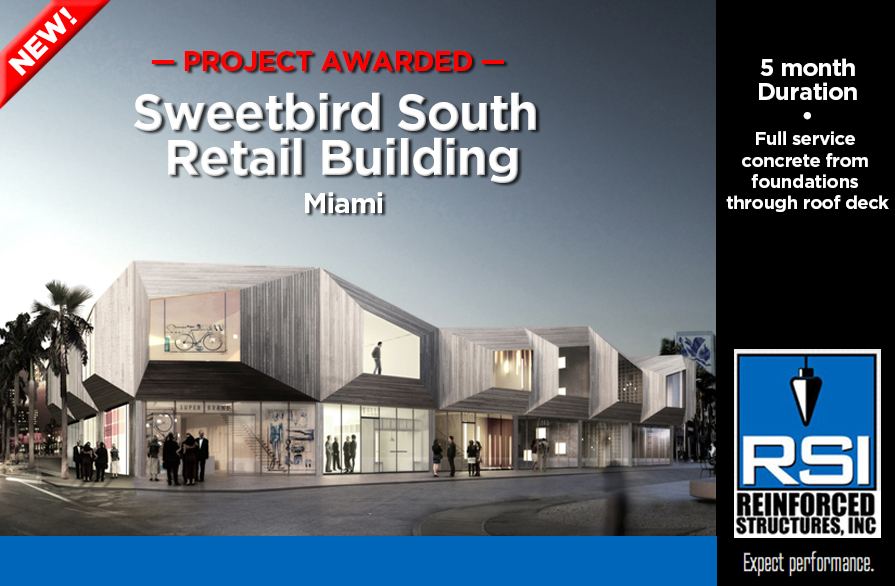 RSI awarded Sweetbird South Retail Building