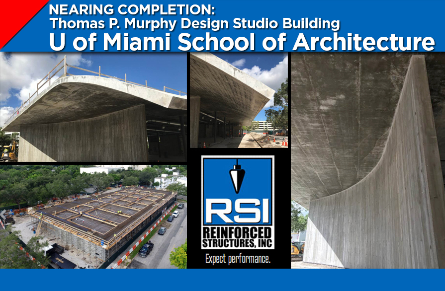 RSI Nears Completion of the Concrete Work on the Thomas P. Murphy Design Studio Building