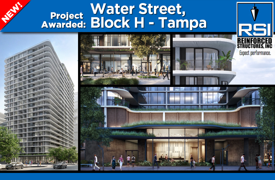 Project Awarded: Water Street Block H - Tampa